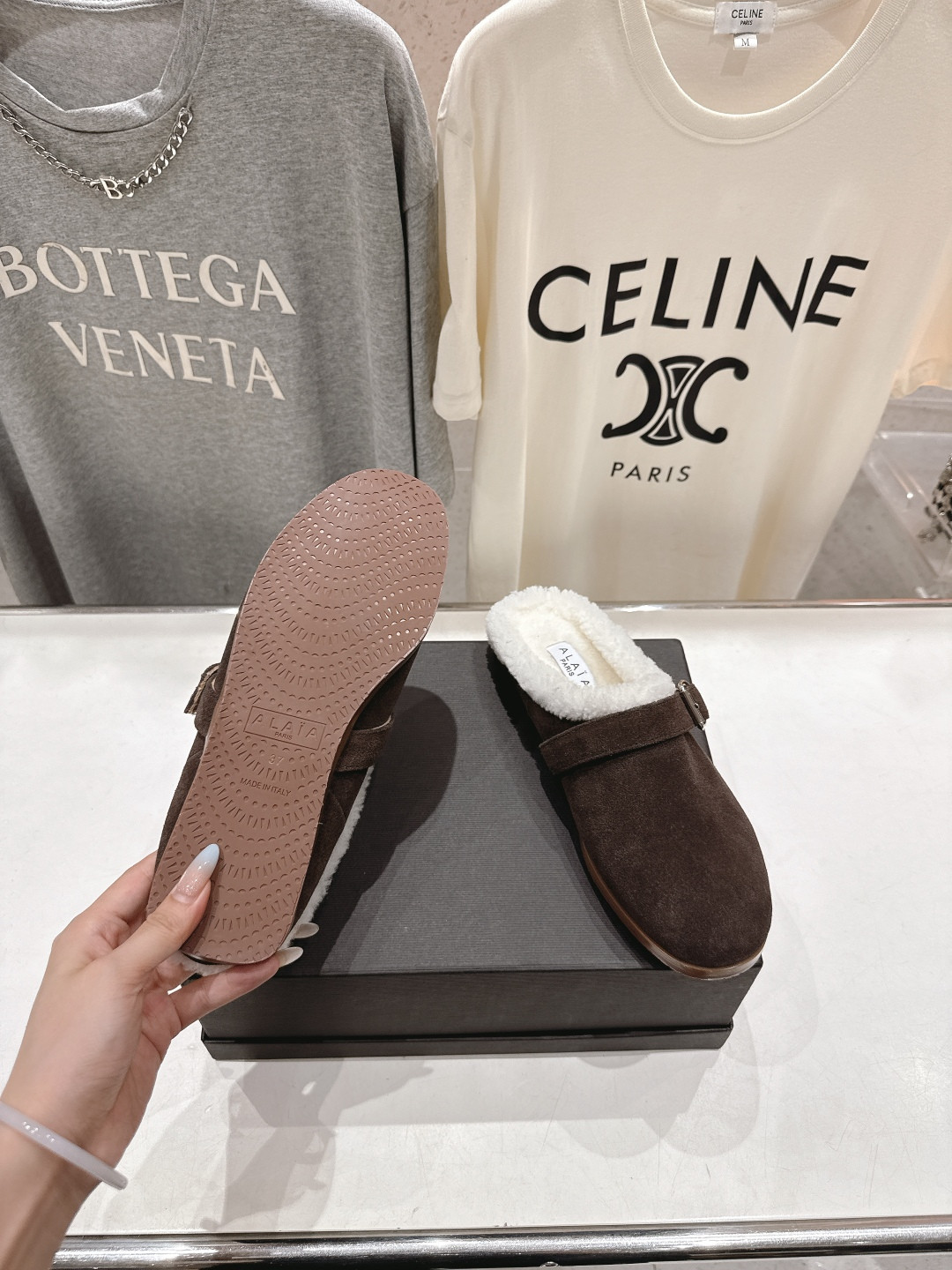 UA Alaia Flat Mules