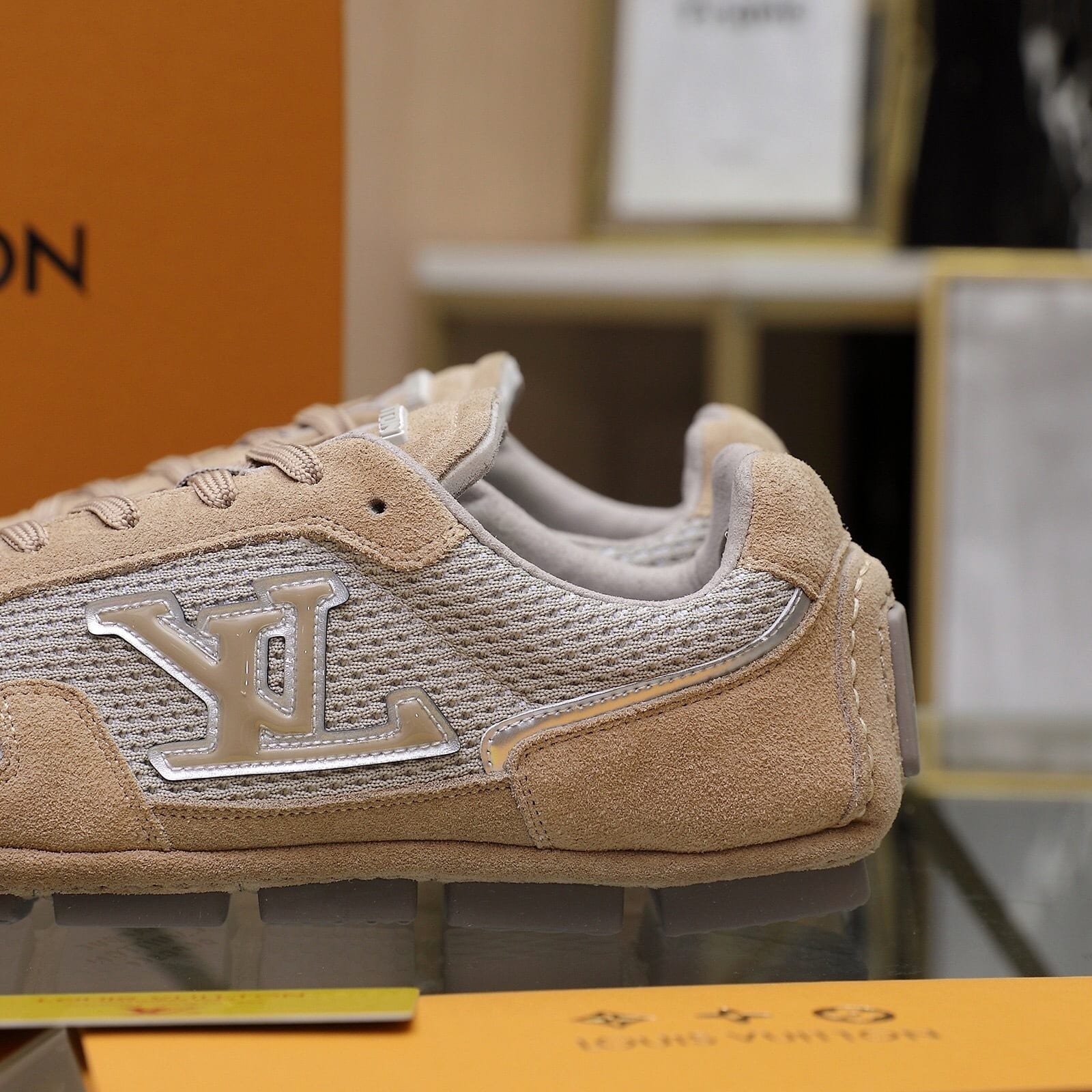 L0vis Vvtt0n Lv Rally Sneaker Beige 1Ahu04