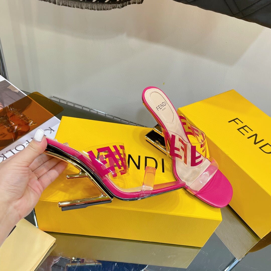 F**di First Ff Transparent Plastic Handle Pink