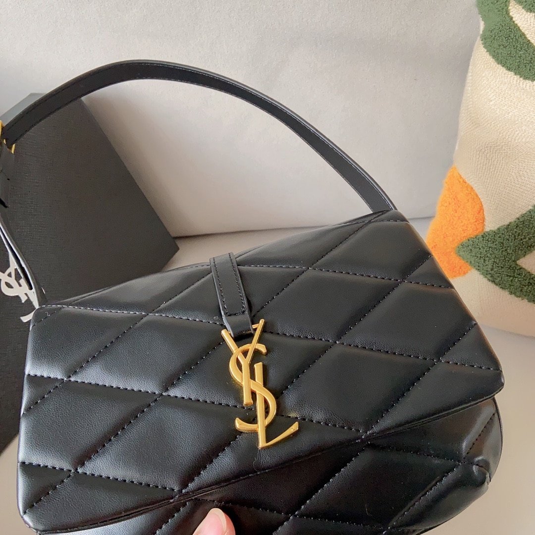 Sa1nt Lau*nt Le 57 Hobo Bag In Quilted Black 21Cm 698567Aaao01000