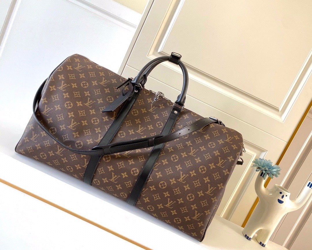 L0vis Vvtt0n Keepall Bandoulière 55 Monogram Macassar M56714