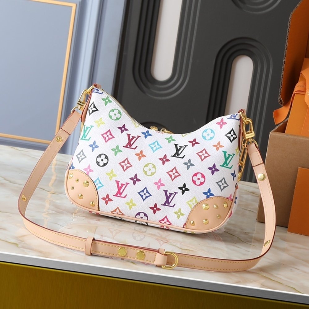 L0vis Vvtt0n X Takashi Murakami Boulogne PM White 29Cm M27790