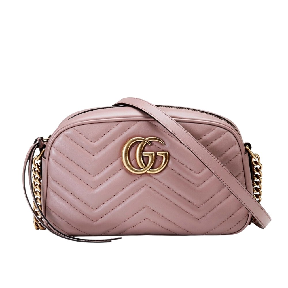 Gvc*1 Gg Marmont Small Shoulder Bag Pink 24Cm 447632 Dtd1T 5729 Gvc*1