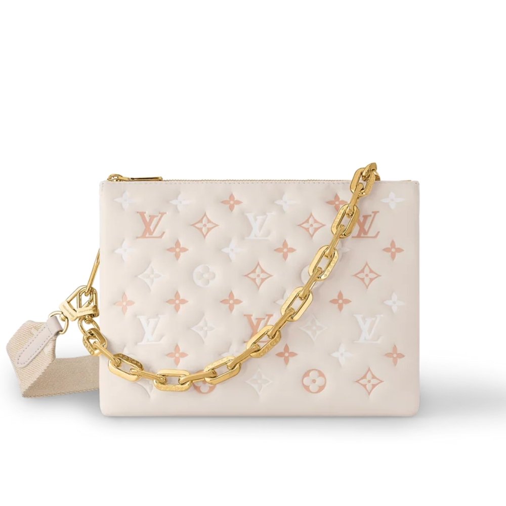 L0vis Vvtt0n Bolso Coussin PM Cream 26Cm M22398