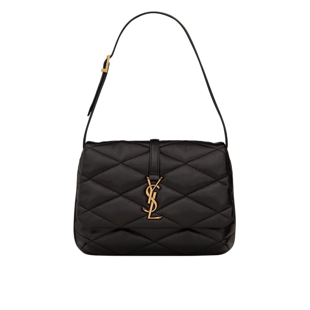 Sa1nt Lau*nt Le 57 Hobo Bag In Quilted Black 21Cm 698567Aaao01000