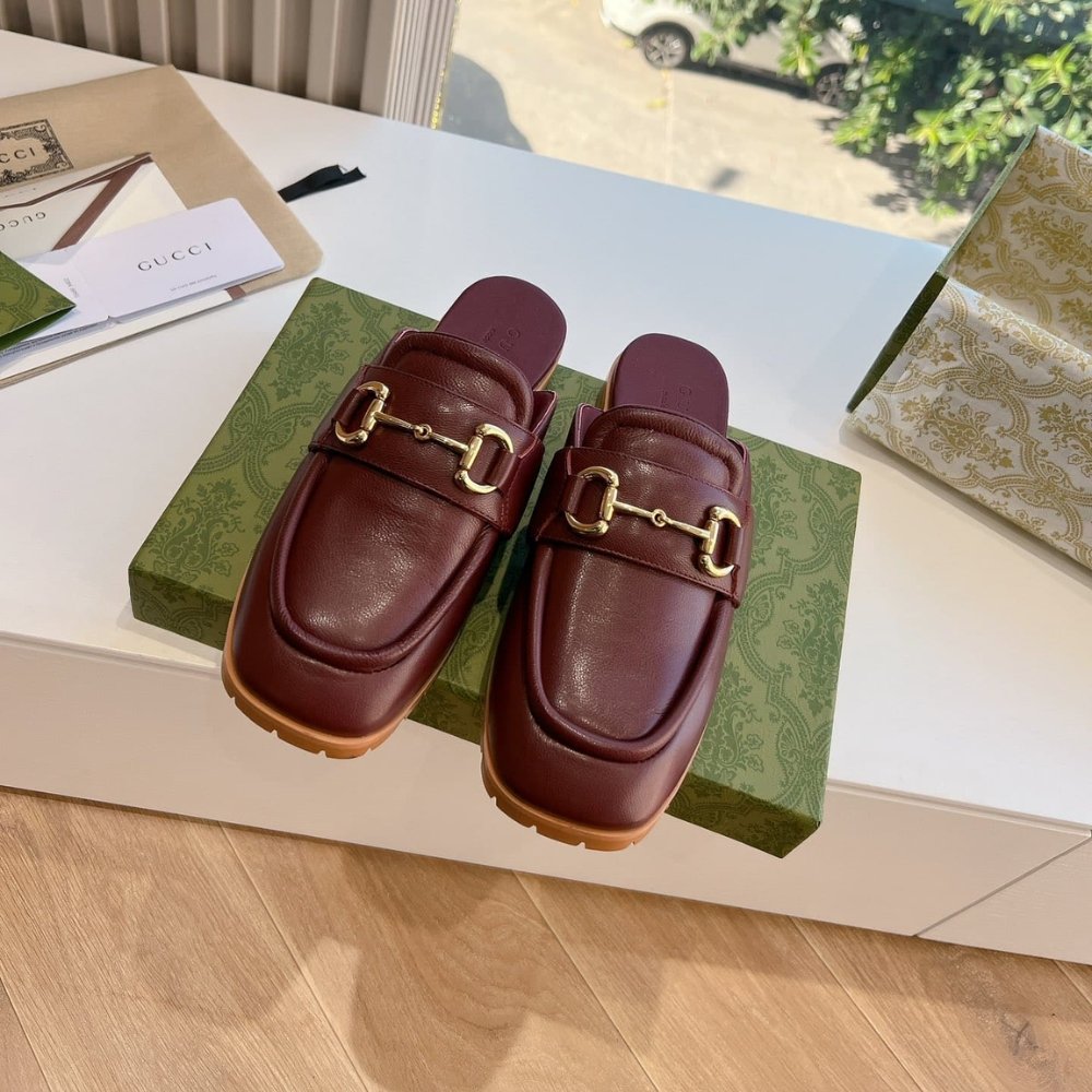 Gvc*1 Women’S Mule With Horsebit Brown 771096 Aacai 2208