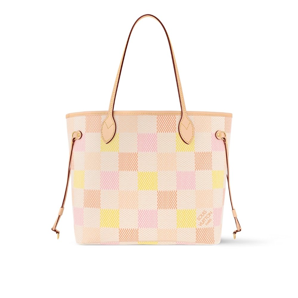 L0vis Vvtt0n Neverfull Mm Damier Canvas Peach 31Cm N40668