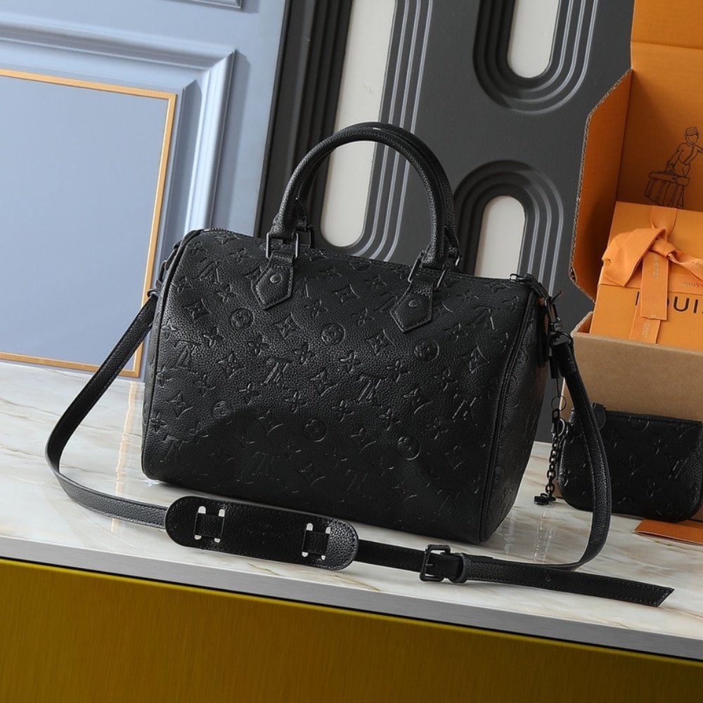 L0vis Vvtt0n Speedy P9 Bandoulière Ultra Black 26Cm