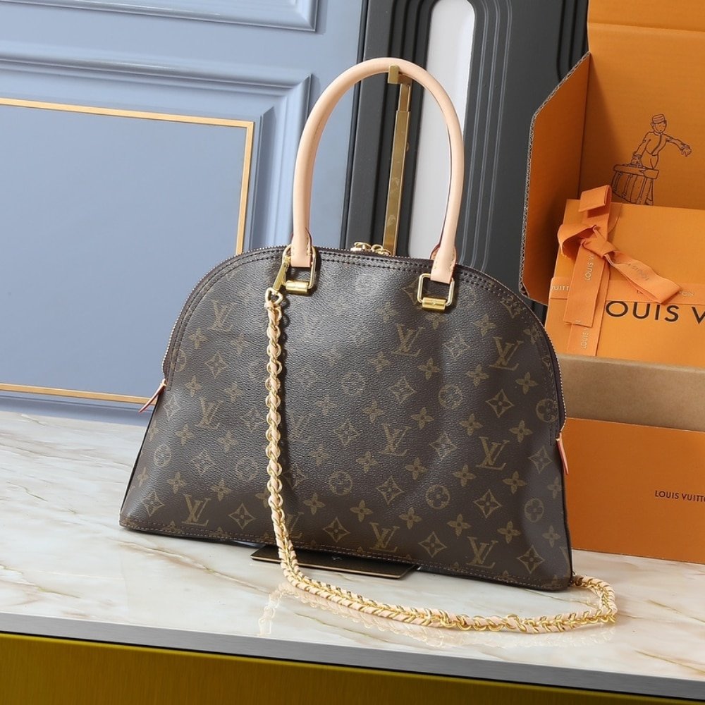 L0vis Vvtt0n Moon Alma Bag Monogram Brown 38Cm