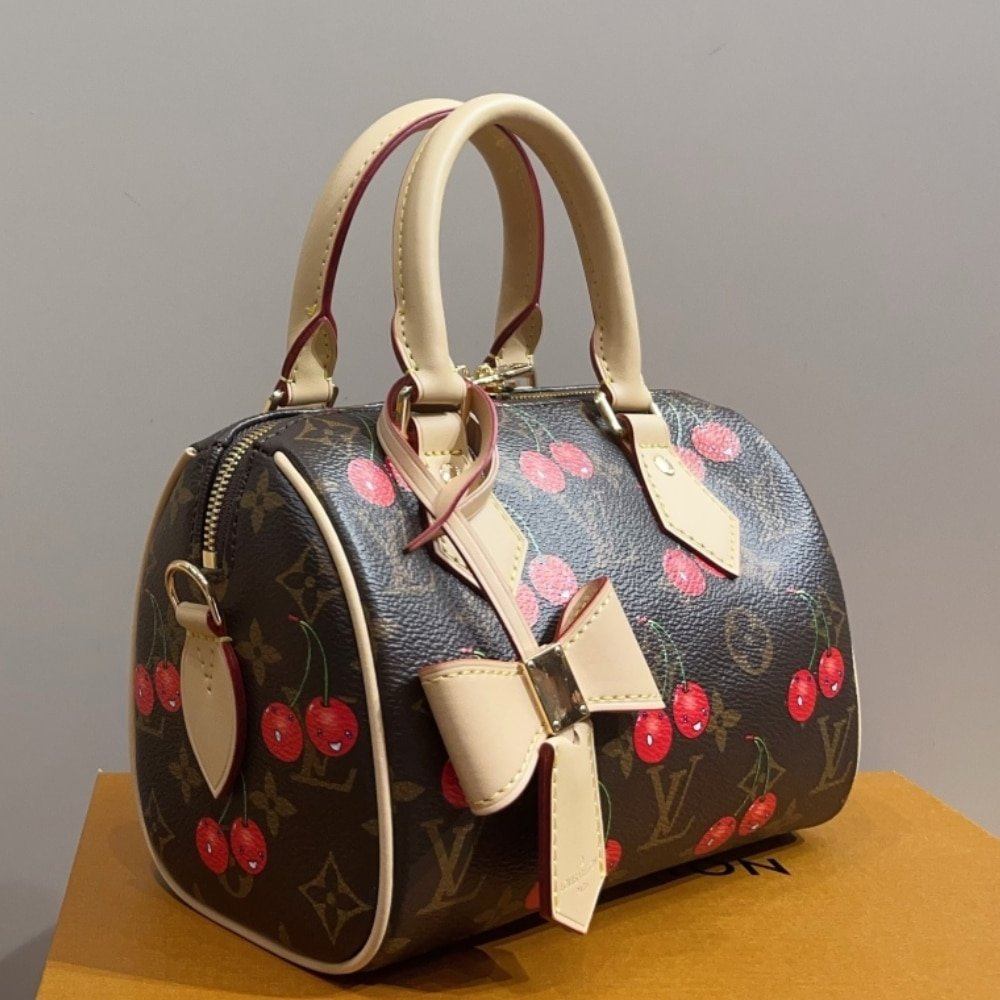 L0vis Vvtt0n X Takashi Murakami Speedy Bandoulière 20 Brown 20Cm M13094