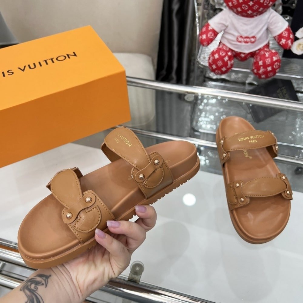L0vis Vvtt0n Bom Dia Comfort Mule Brown