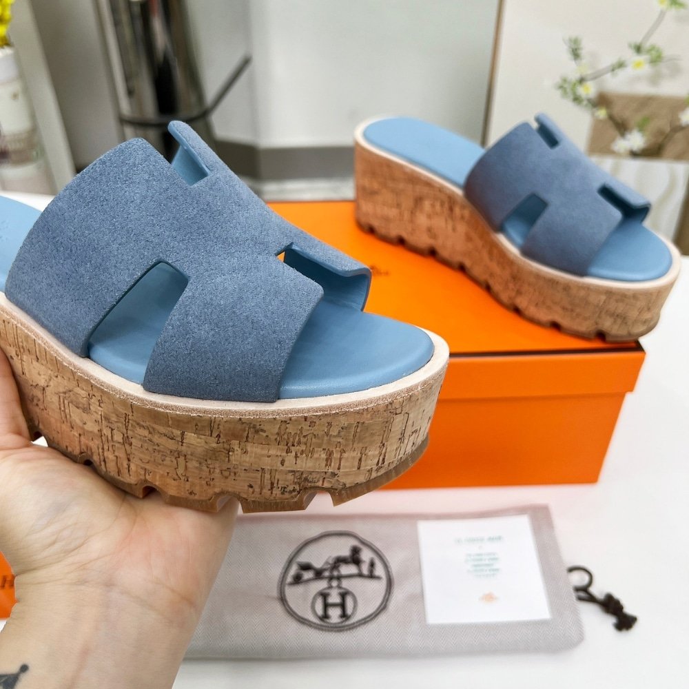 H**me5 Eze 30 Sandal Bleu Grignon H232150Z Dj370
