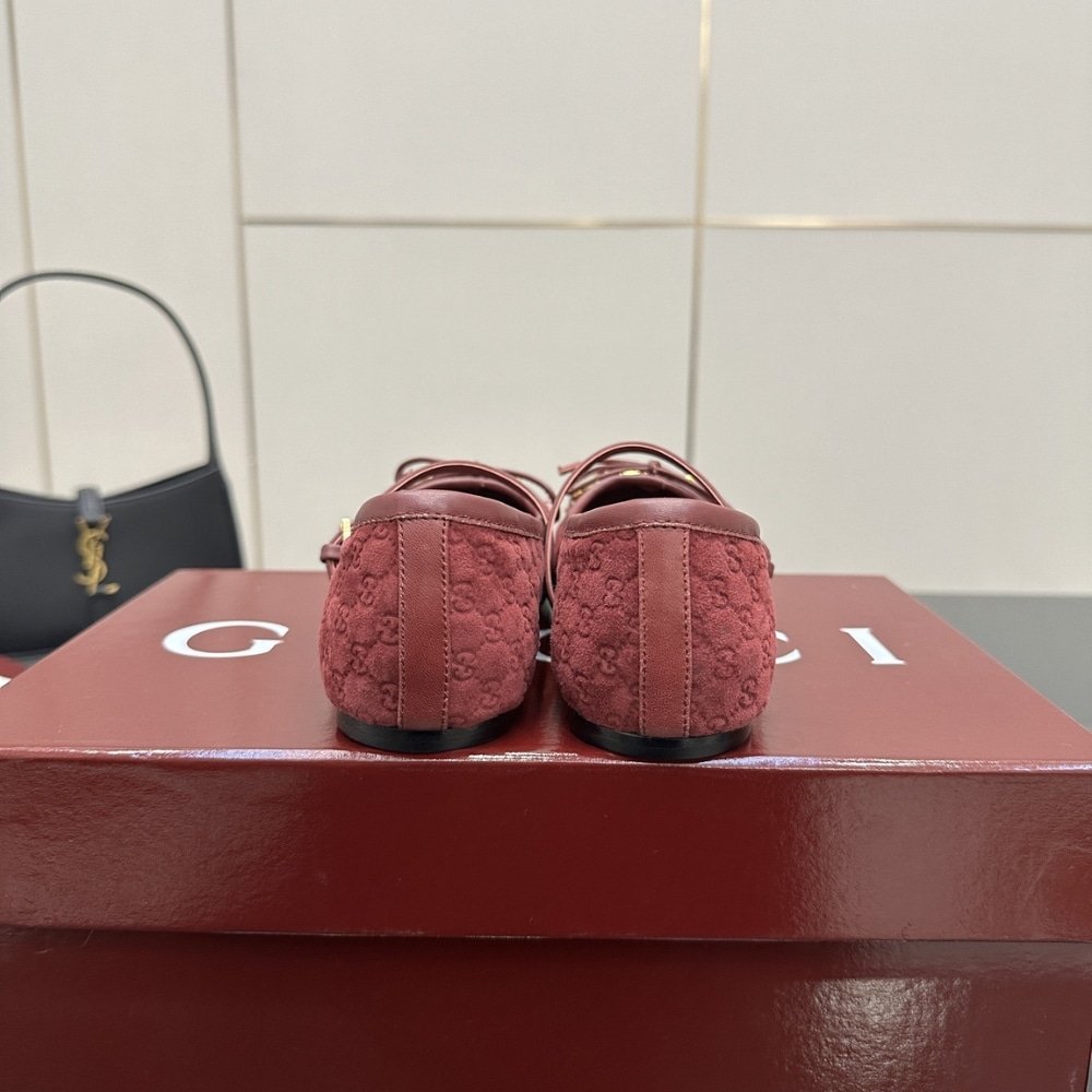 Gvc*1 Women Horsebit Ballet Flat Red 821220 Fad8F 8546