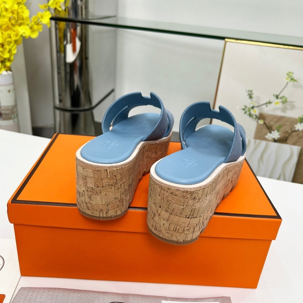 H**me5 Eze 30 Sandal Bleu Grignon H232150Z Dj370