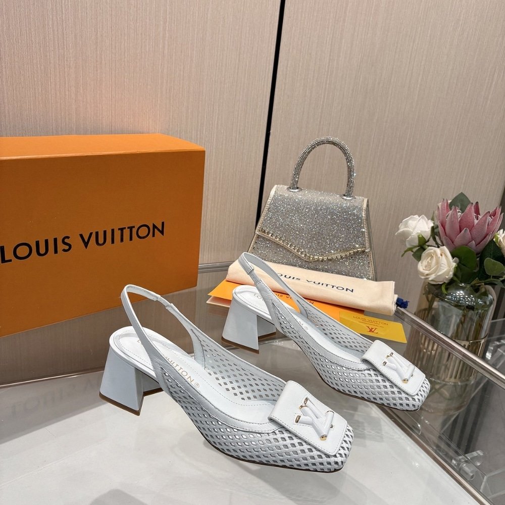 L0vis Vvtt0n Shake Slingback Pump White 1Ad0Ca