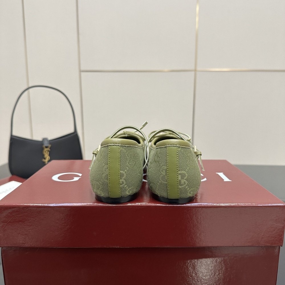 Gvc*1 Women Horsebit Ballet Flat Green ‎814321 Fad8F 3048