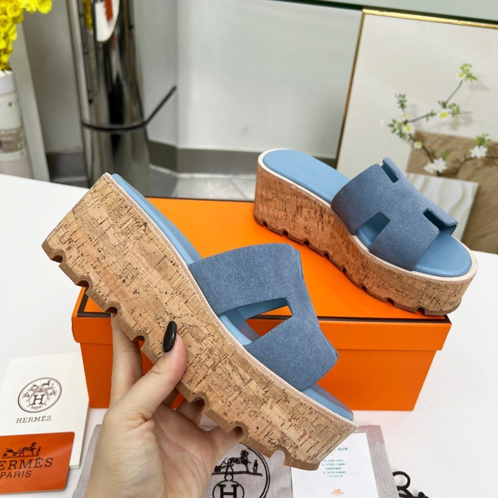 H**me5 Eze 30 Sandal Bleu Grignon H232150Z Dj370