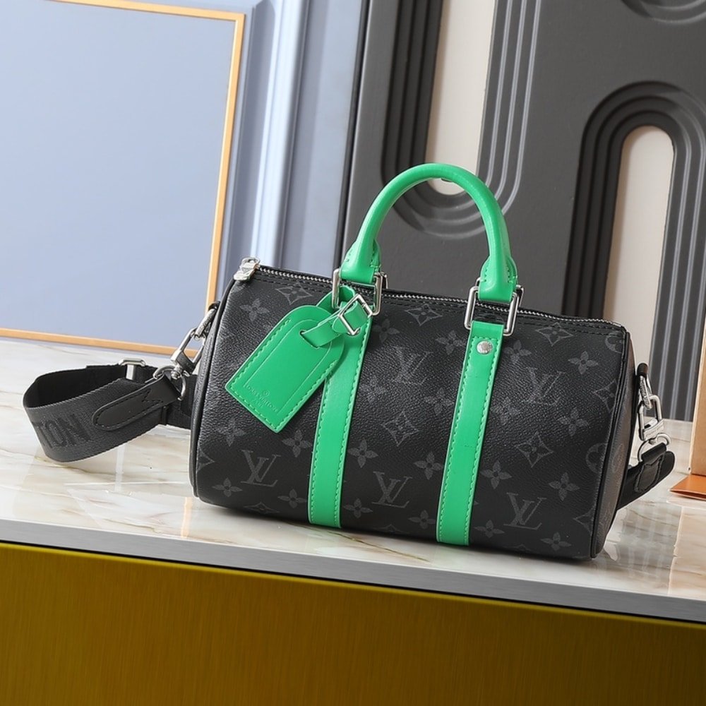 L0vis Vvtt0n Keepall Bandoulière 25 Bamboo Green 25Cm M25885