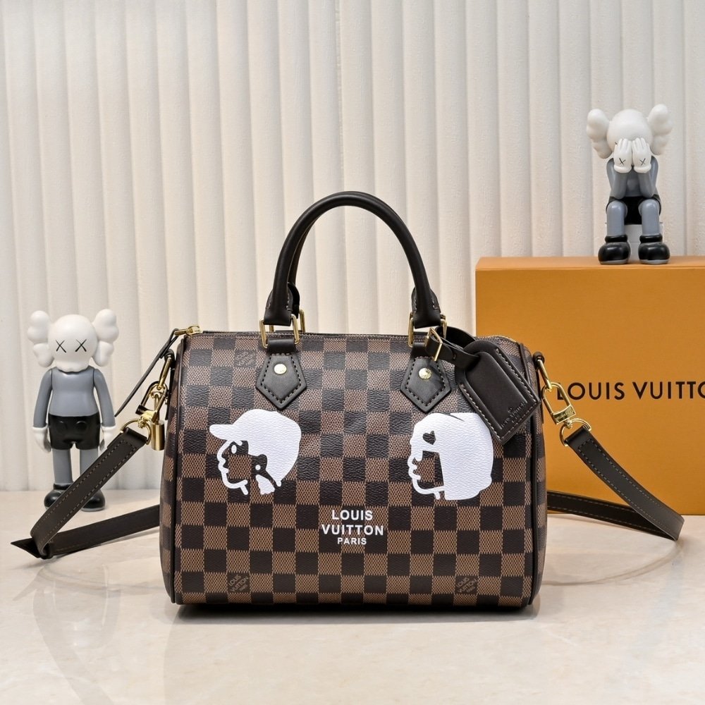 L0vis Vvtt0n Keepall Bandoulière 25 Damier Brown 25Cm N40772