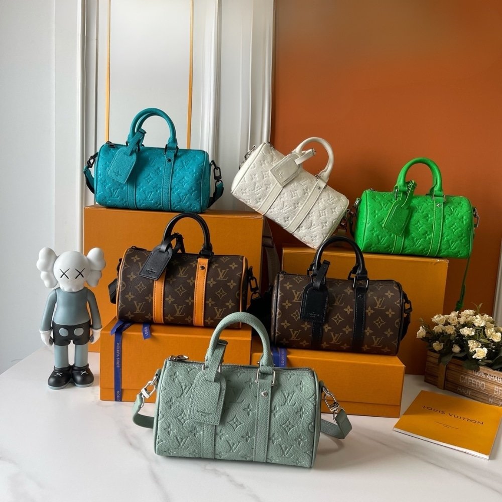 L0vis Vvtt0n Keepall Bandoulière 25 Bag Misty Lake Green 25Cm M13866