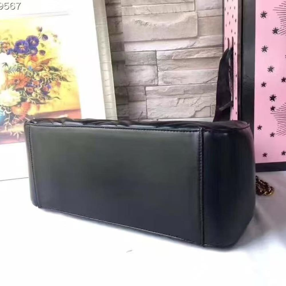 Gvc*1 Gg Marmont Shoulder Bag Black 32Cm 453569 Drw1T 1000