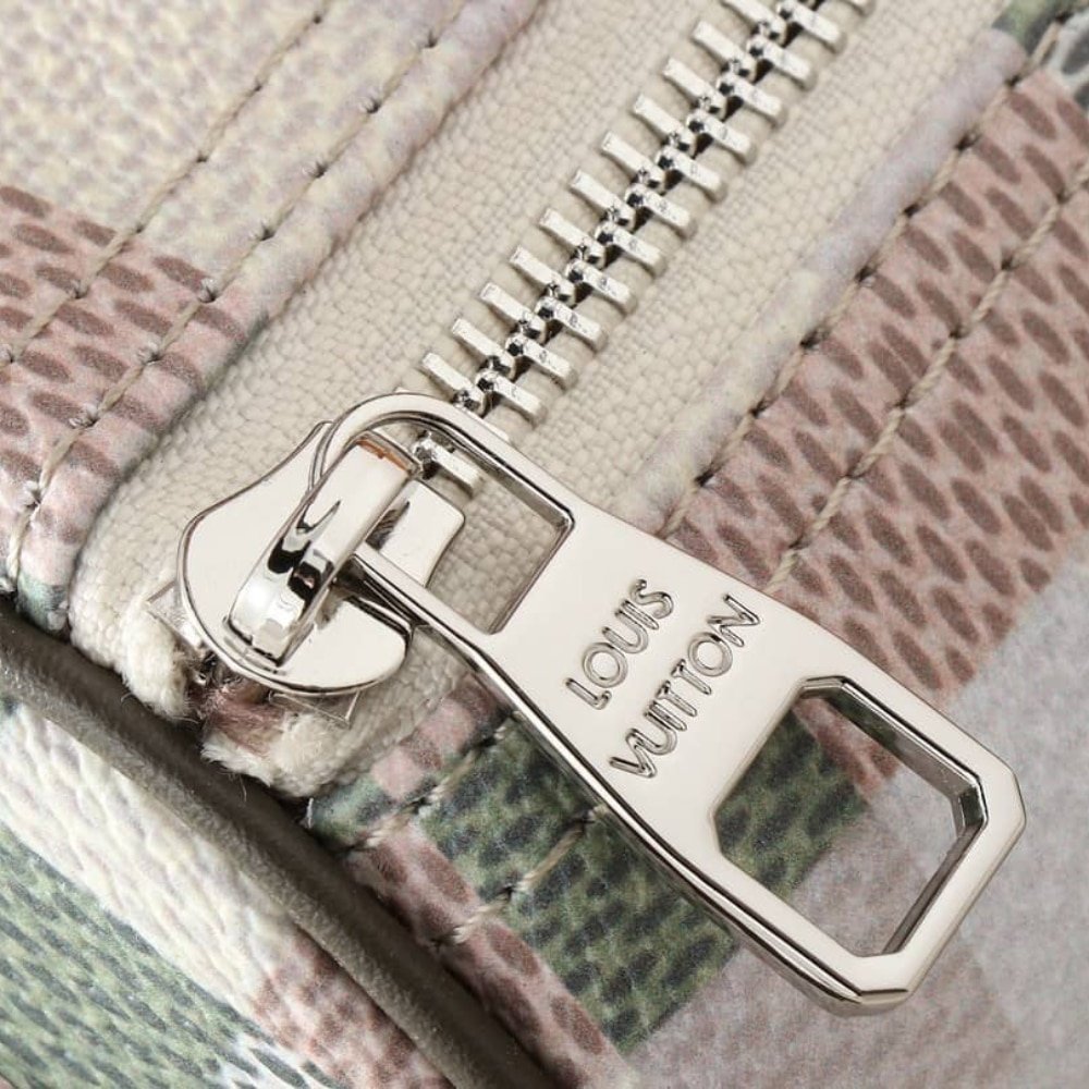 L0vis Vvtt0n Keepall Bandoulière 25 Damoflage Canvas Khaki 25Cm N00105