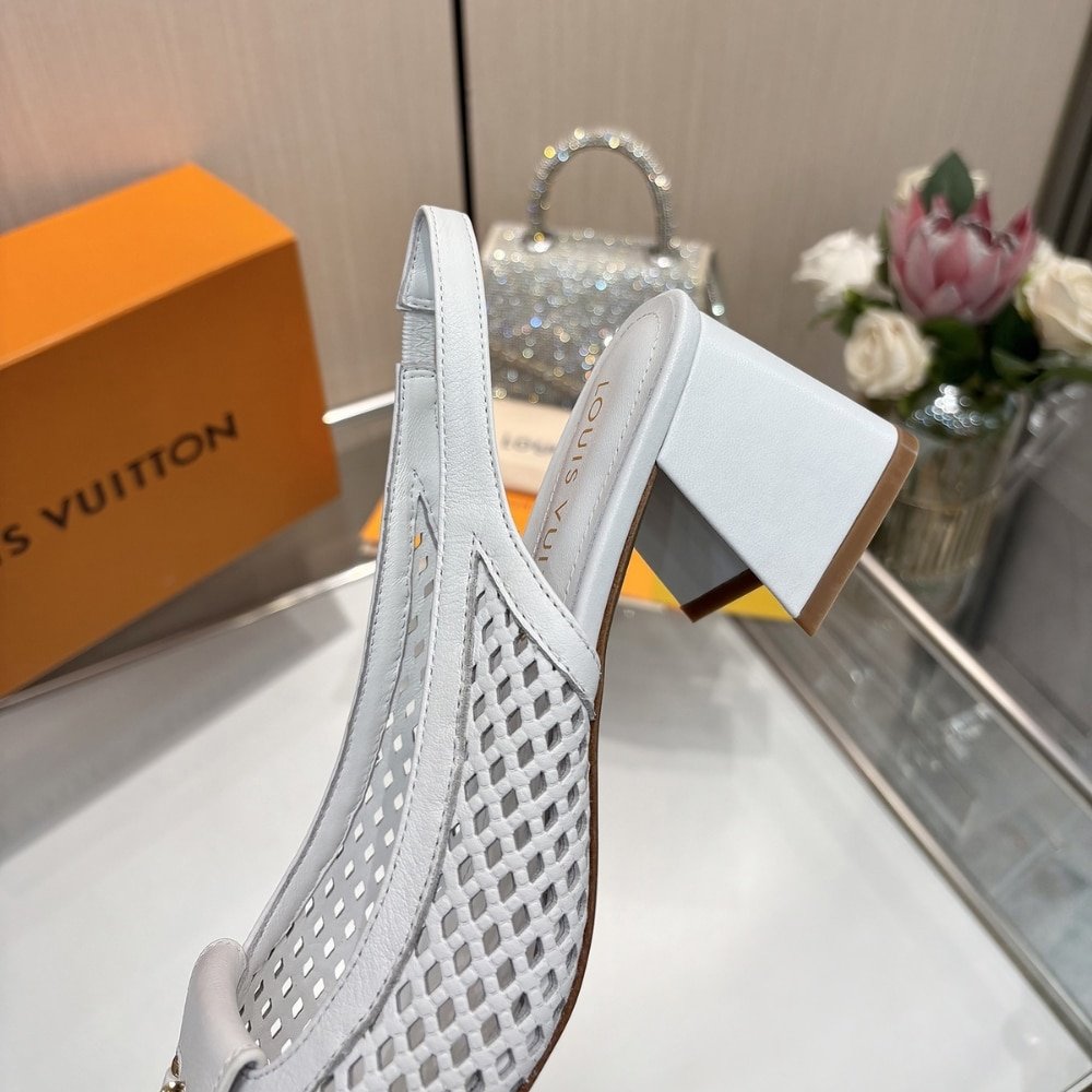 L0vis Vvtt0n Shake Slingback Pump White 1Ad0Ca