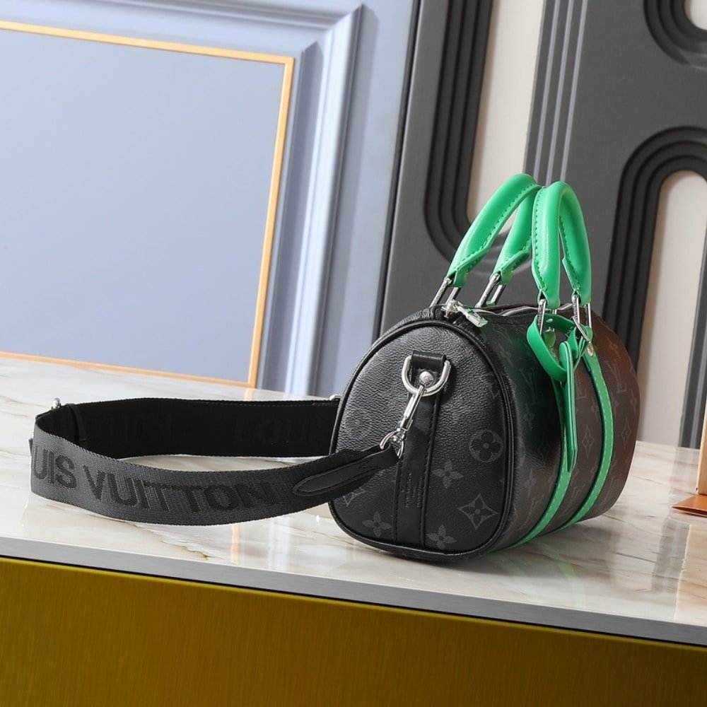 L0vis Vvtt0n Keepall Bandoulière 25 Bamboo Green 25Cm M25885