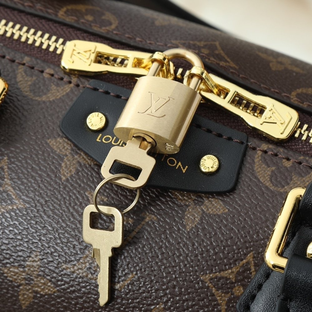 L0vis Vvtt0n Speedy Trunk Bag 25 Monogram Brown 27Cm M26181