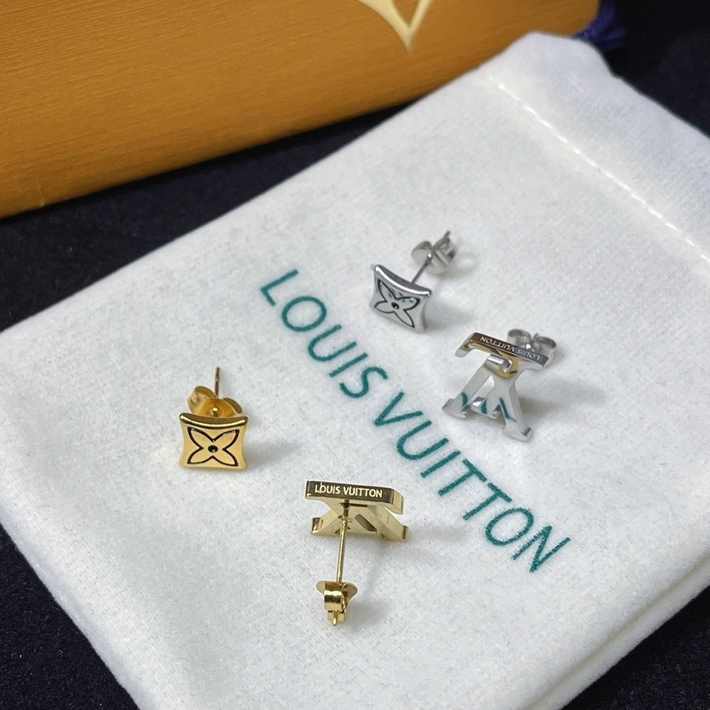L0vis Vvtt0n Lv Sailor Earrings Gold M02716