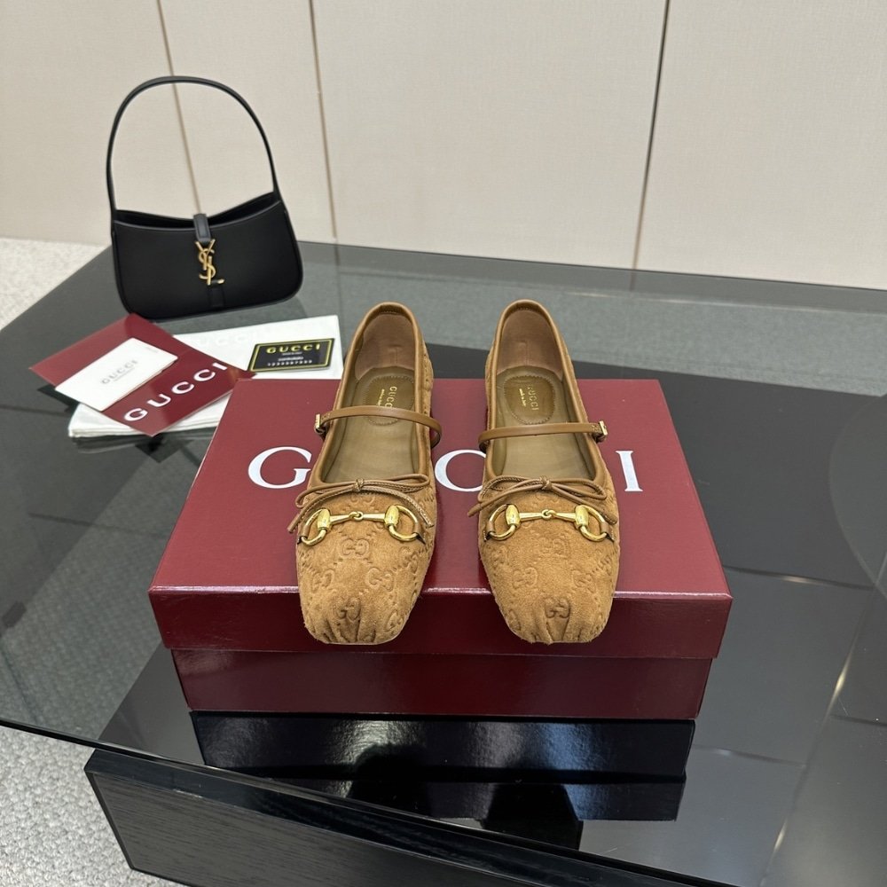 Gvc*1 Women’s Horsebit Ballet Flat Brown 814413 Aaeen 2808