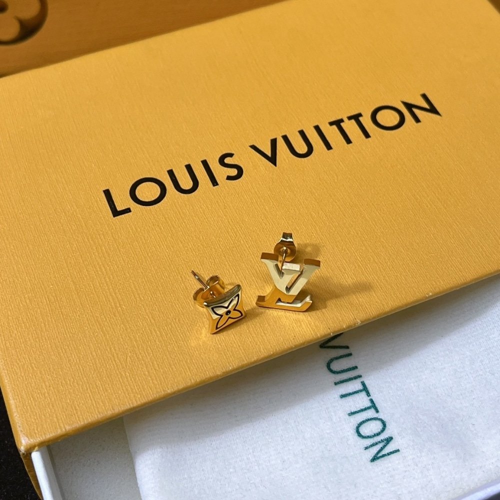 L0vis Vvtt0n Lv Sailor Earrings Gold M02716