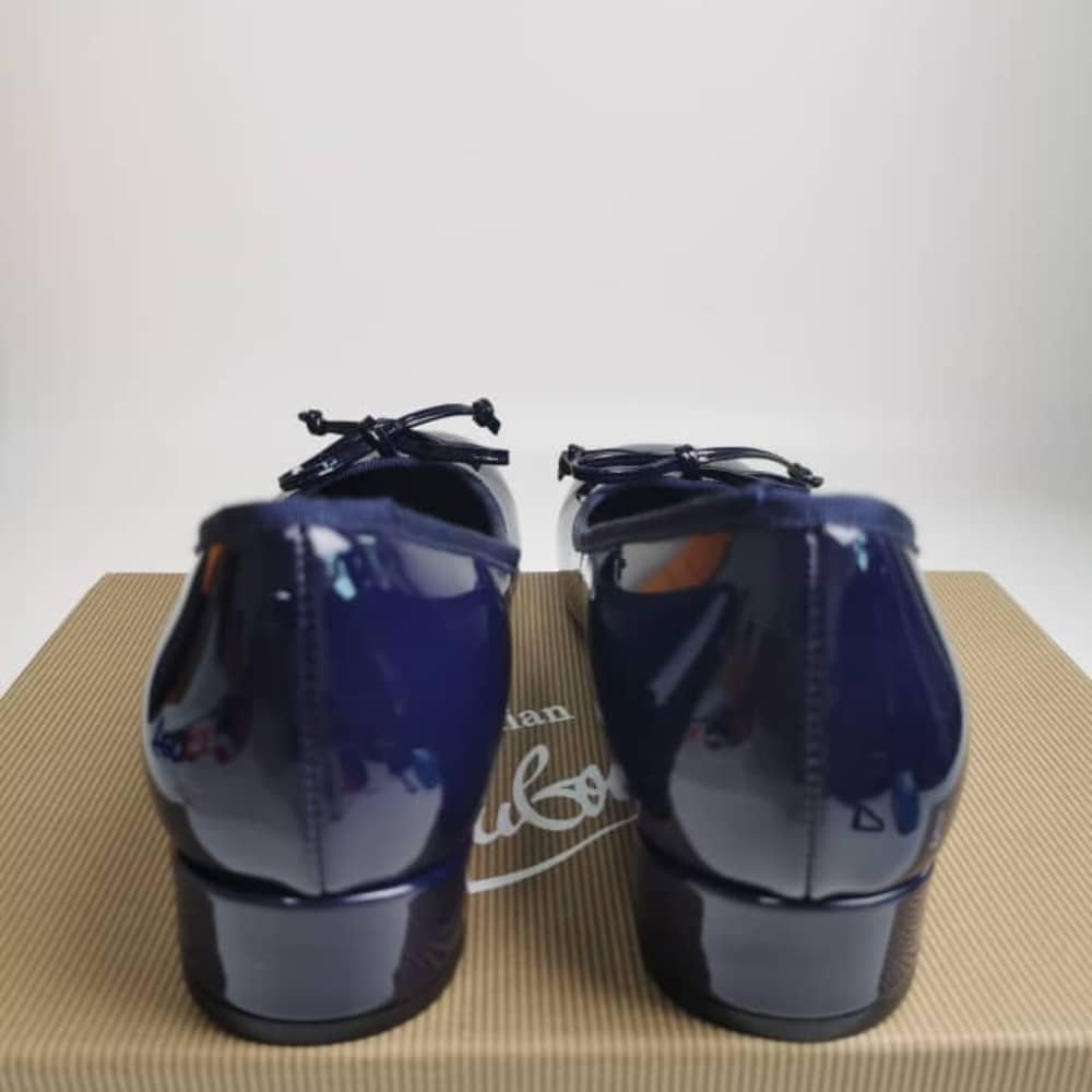 Chr1st1an Louboutin Sweetie Jane Flat Ballerinas Zaffiro 1250242V198