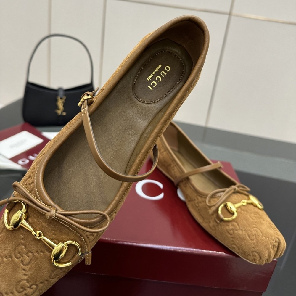 Gvc*1 Women’s Horsebit Ballet Flat Brown 814413 Aaeen 2808