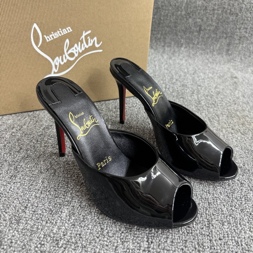 Chr1st1an Louboutin Me Dolly 100 Mules Black 1221318B439
