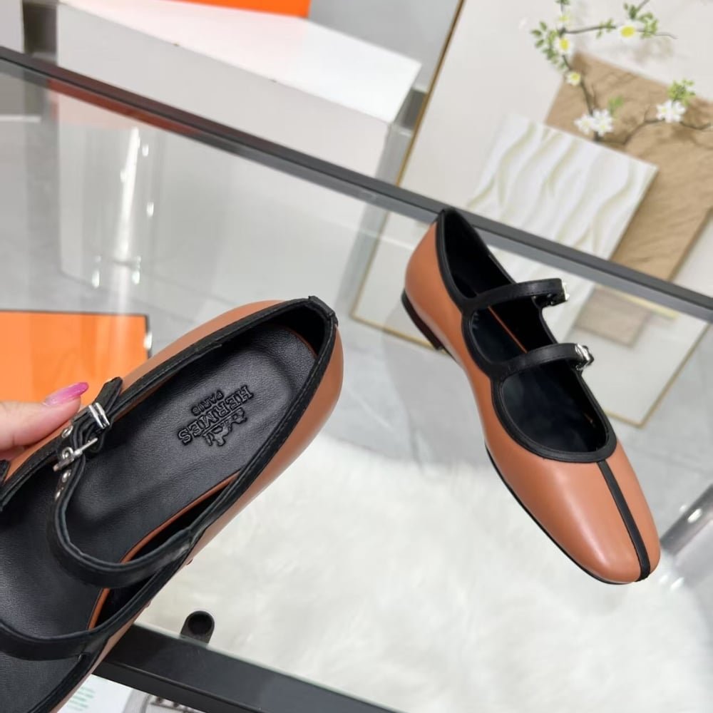 H**me5 Lilia Ballet Flat Brown H252041Z A3355
