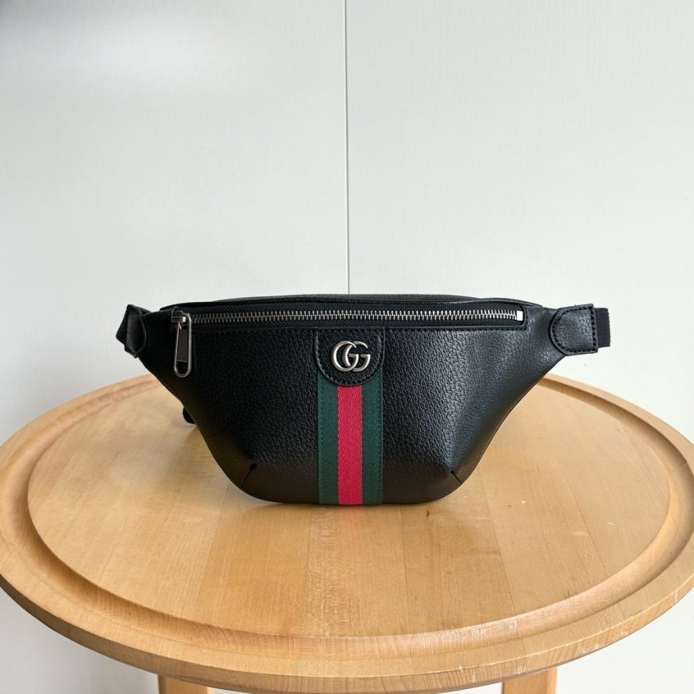 Gvc*1 Ophidia Small Belt Bag Black 30Cm ‎839106 Aae1B 1043
