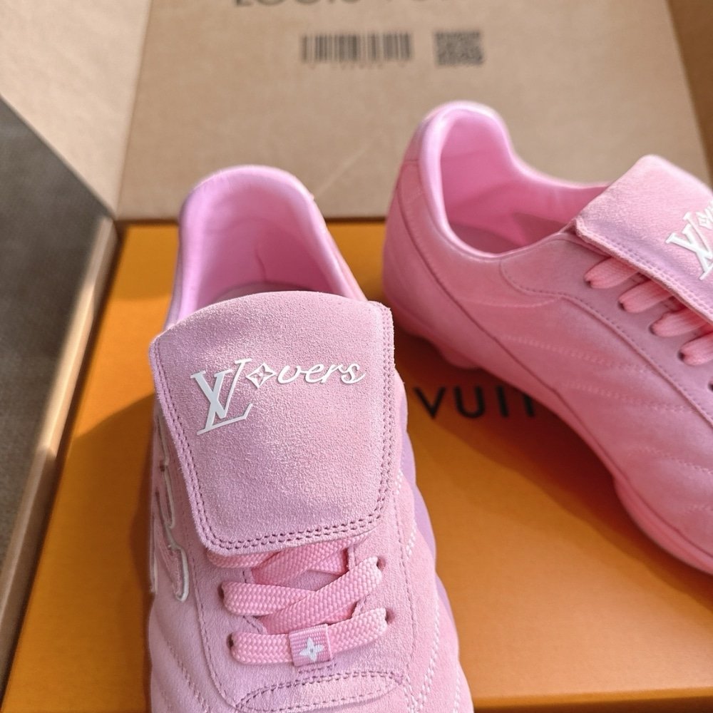 L0vis Vvtt0n Lv Footprint Soccer Pink 1Ahtyk
