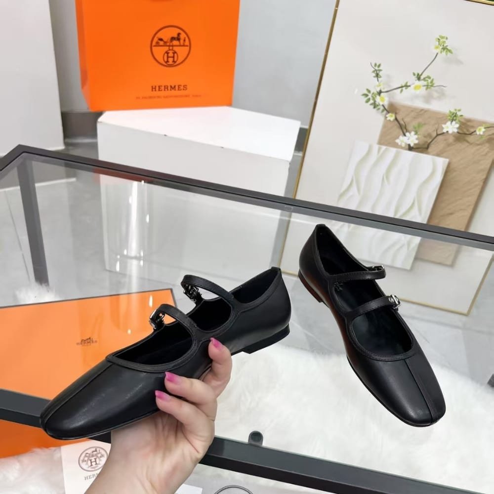 H**me5 Lilia Ballet Flat Black H252044Z 02350
