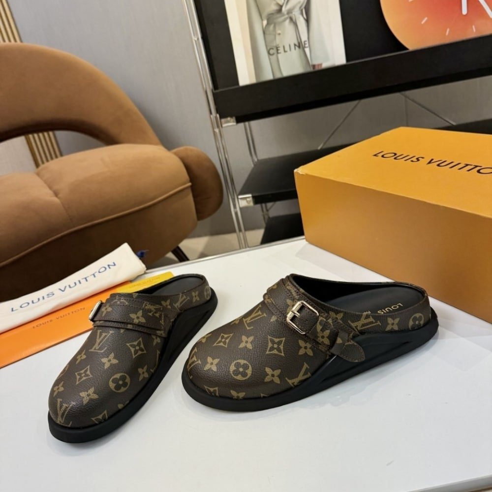 L0vis Vvtt0n To Go Flat Comfort Clog Cacao Brown 1Ahmh5