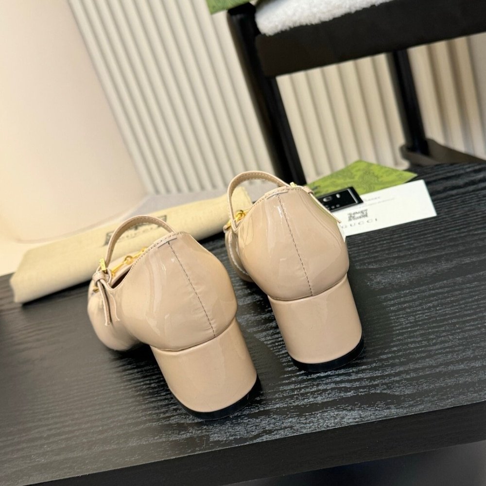 Gvc*1 Women Mid Heel Slingback With Horsebit Beige 94855 C9D00 6705