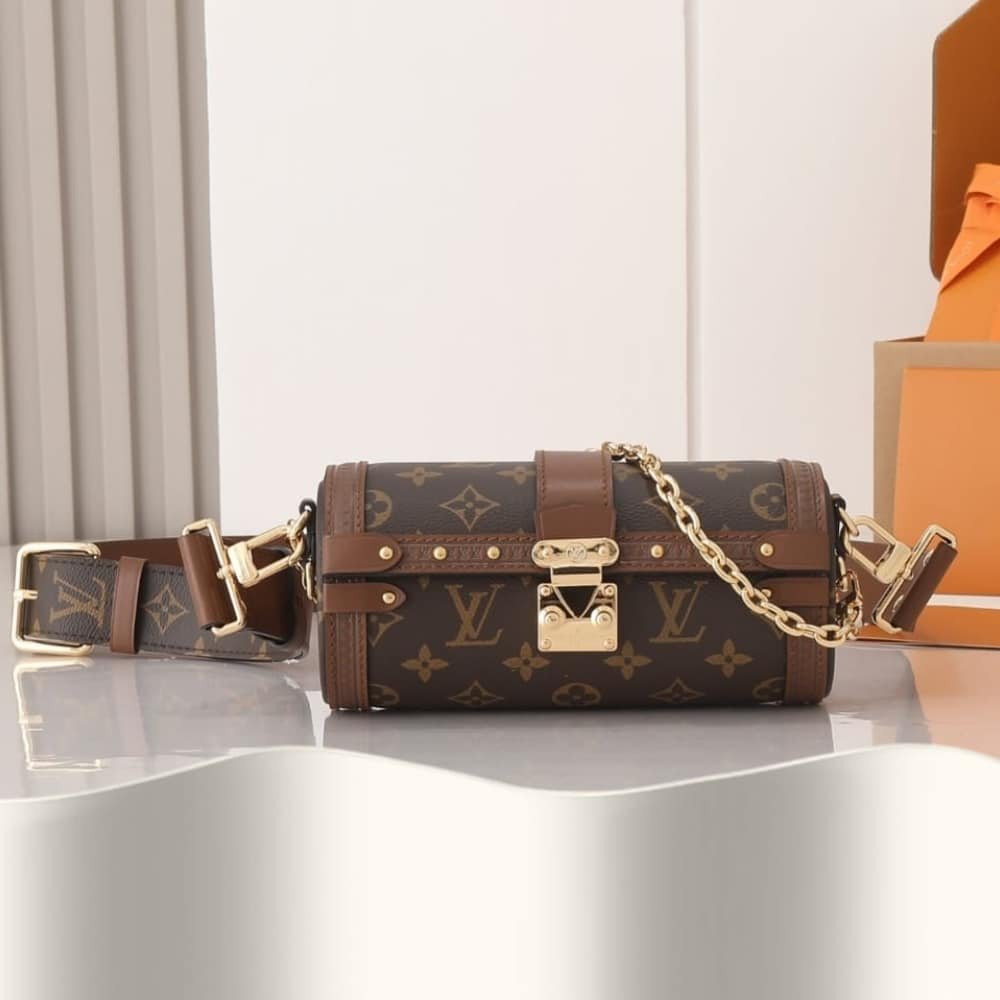 [S*per Vip 1:1] L0vis Vvtt0n Papillon Trunk Monogram Coated Canvas 19Cm M57835