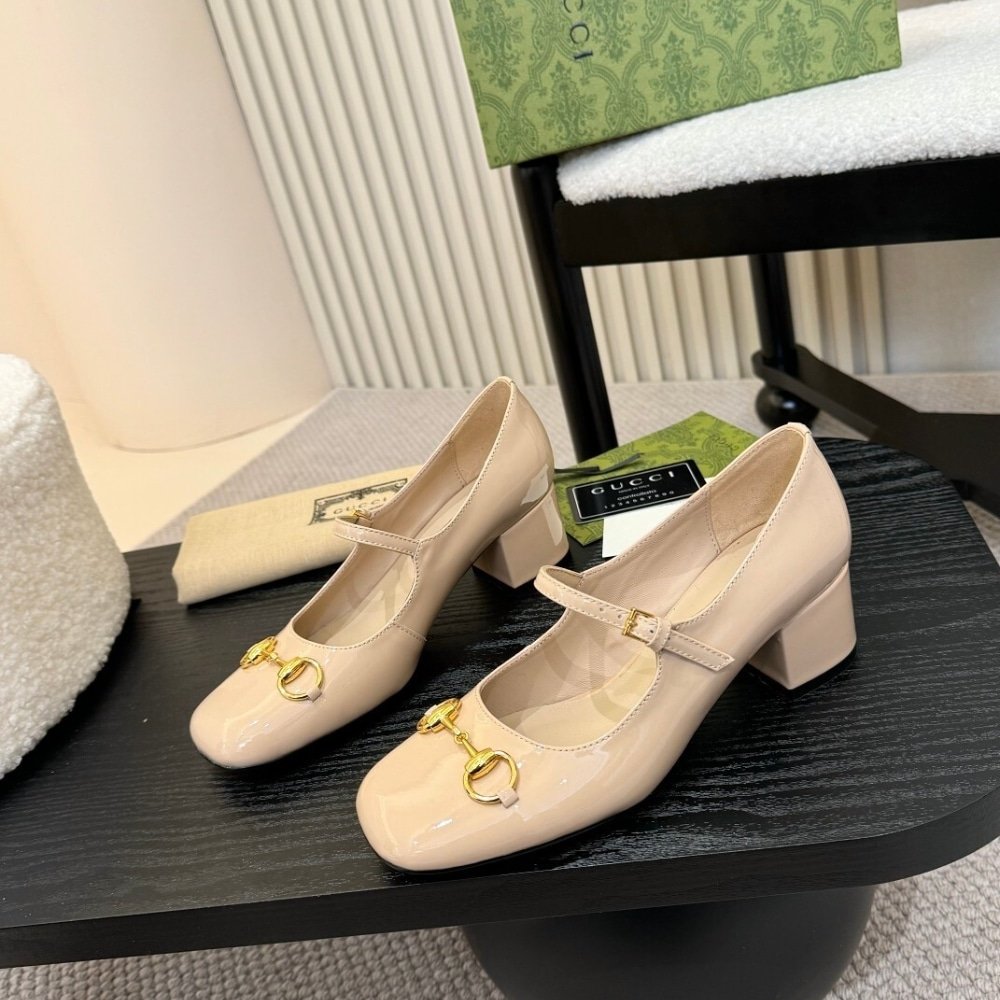 Gvc*1 Women Mid Heel Slingback With Horsebit Beige 94855 C9D00 6705