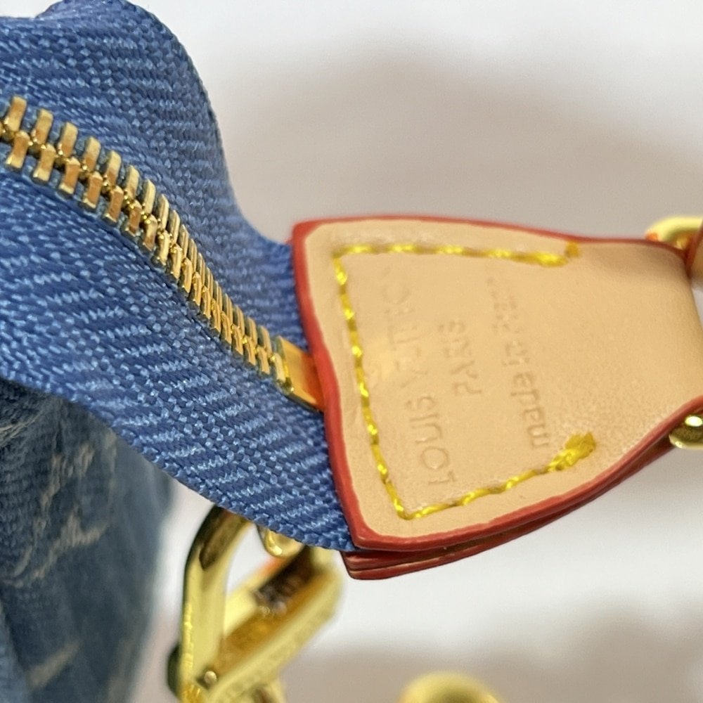 L0vis Vvtt0n Pochette Accessoires Washed Denim Blue 22Cm