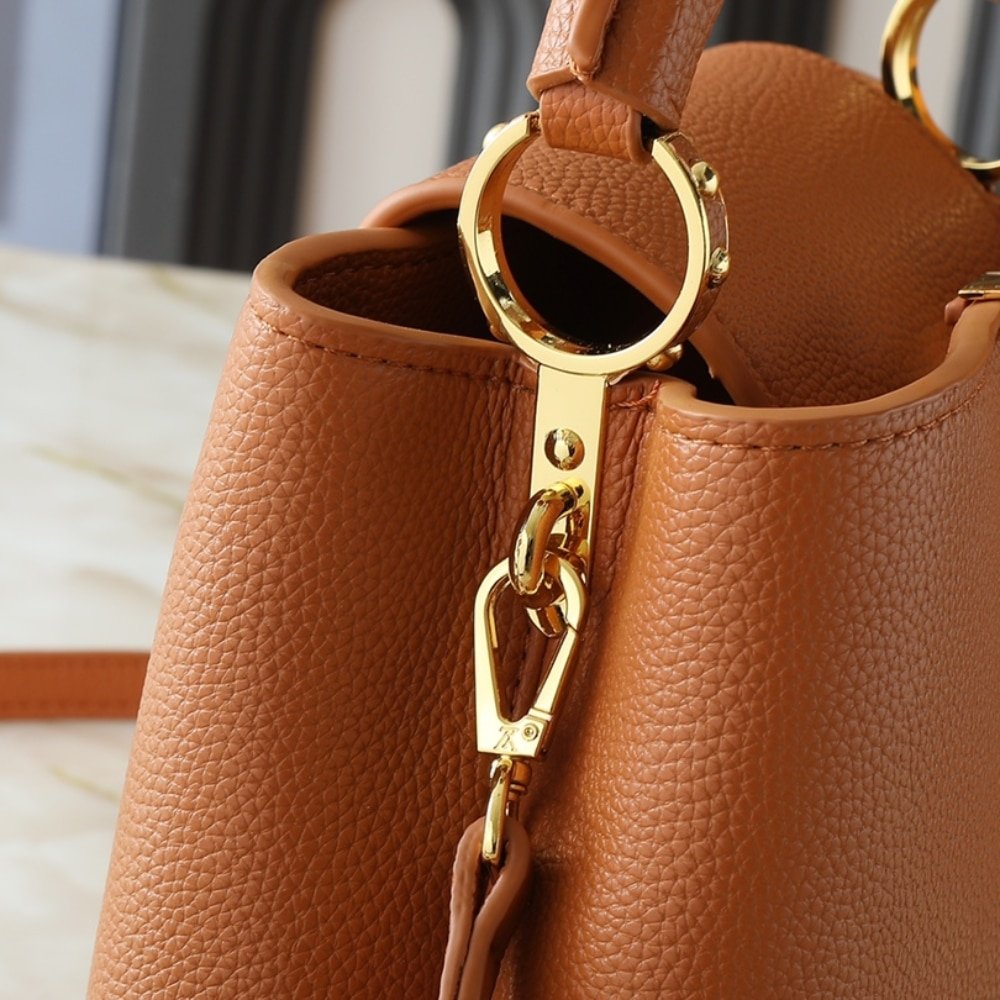 L0vis Vvtt0n Capucines BB Tan Brown 27Cm M25089