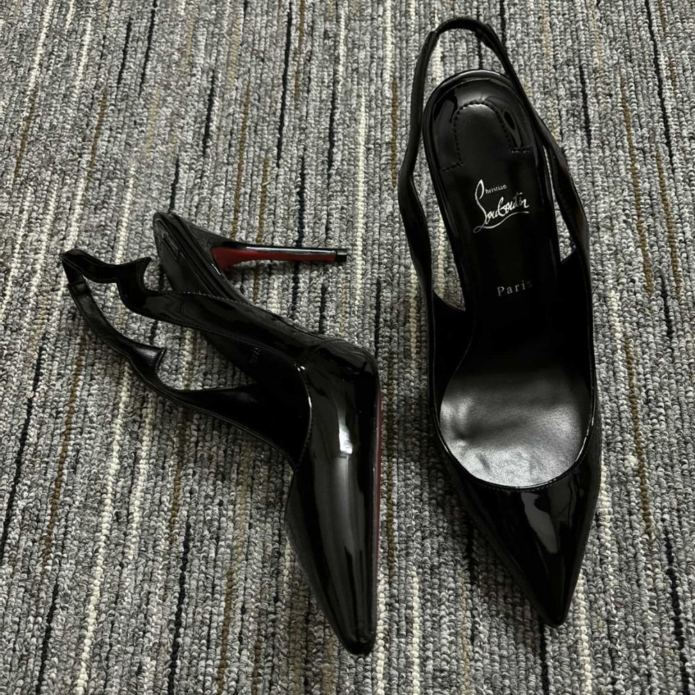 Chr1st1an Louboutin Hot Chick Sling Black 3230045B439