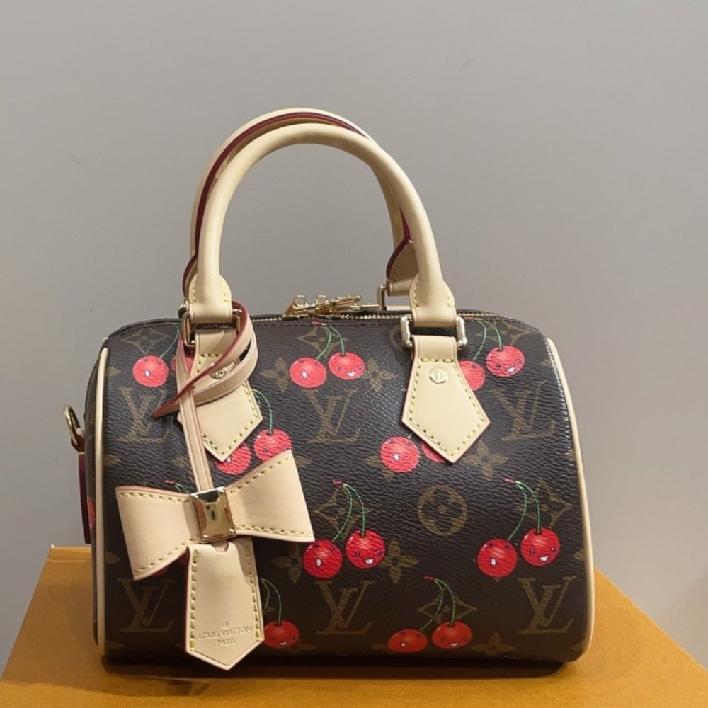 L0vis Vvtt0n X Takashi Murakami Speedy Bandoulière 20 Brown 20Cm M13094