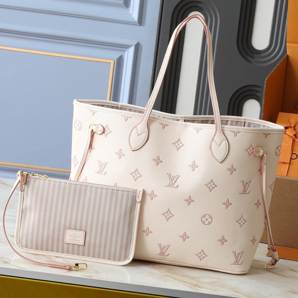 L0vis Vvtt0n Neverfull MM Bag Beige 32Cm M14285