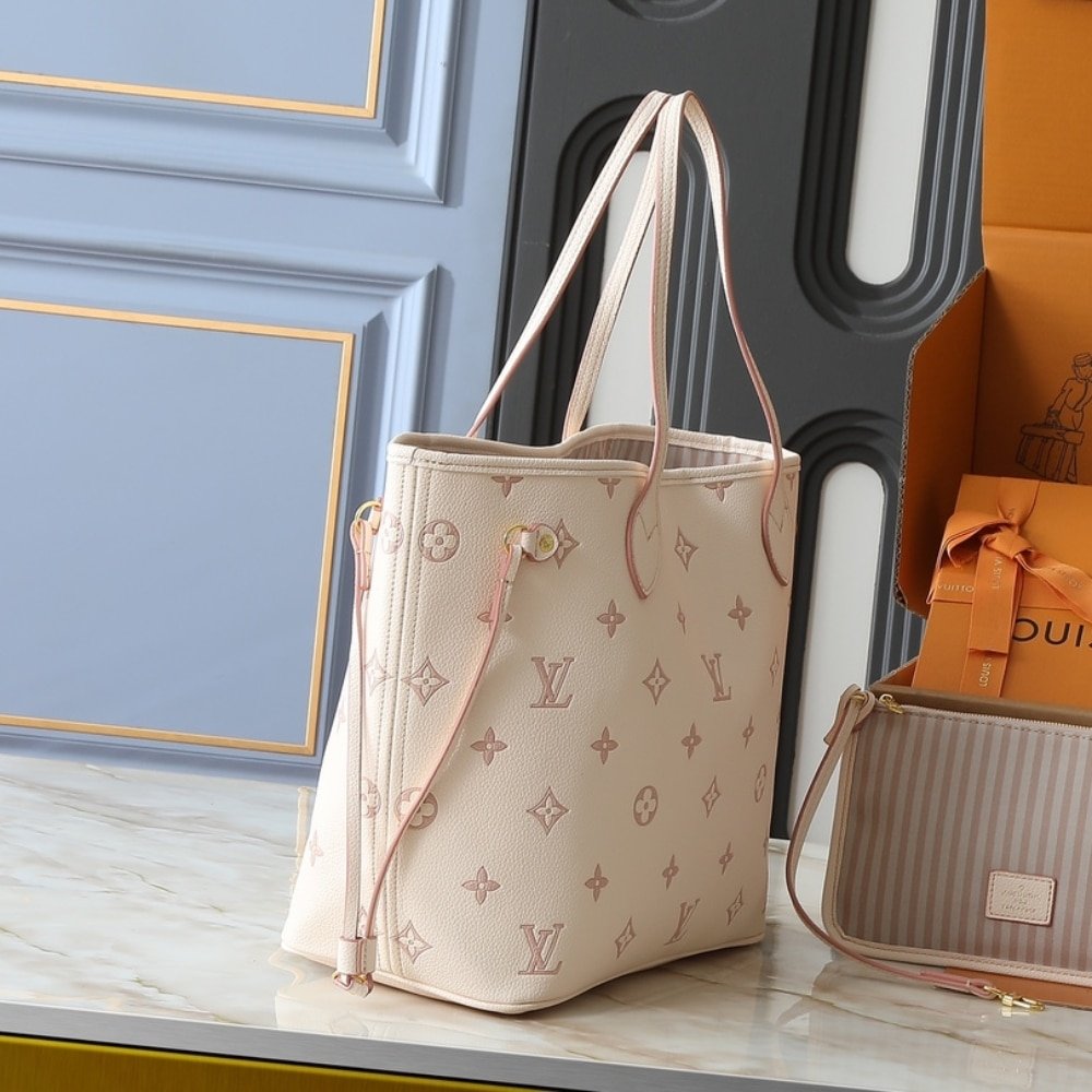 L0vis Vvtt0n Neverfull MM Bag Beige 32Cm M14285