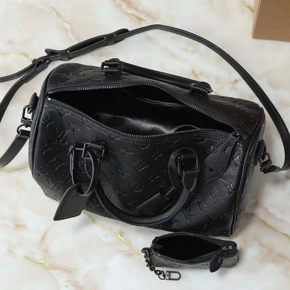 L0vis Vvtt0n Speedy P9 Bandoulière Ultra Black 26Cm